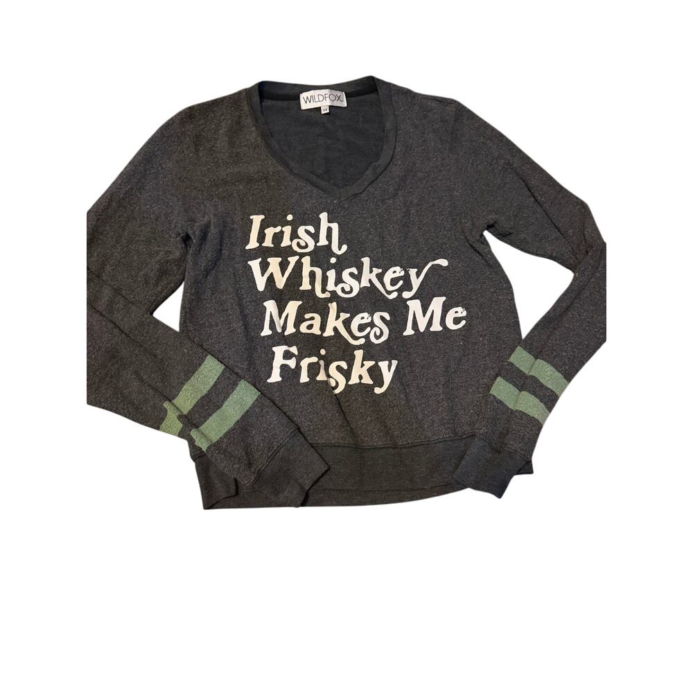 Wild fox irish whiskey sweatshirt xs